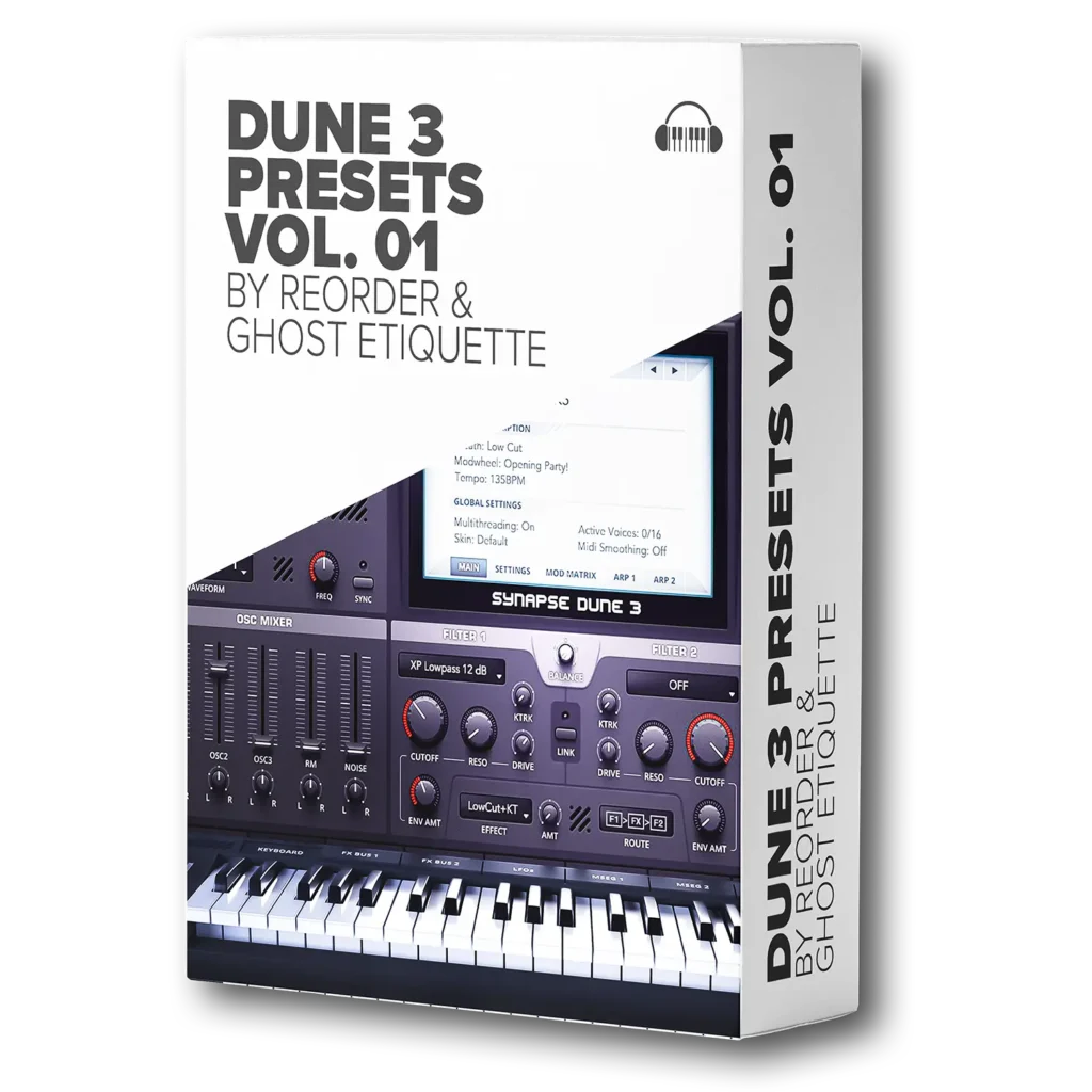 Dune 3 Presets - ReOrder & Ghost Etiquette