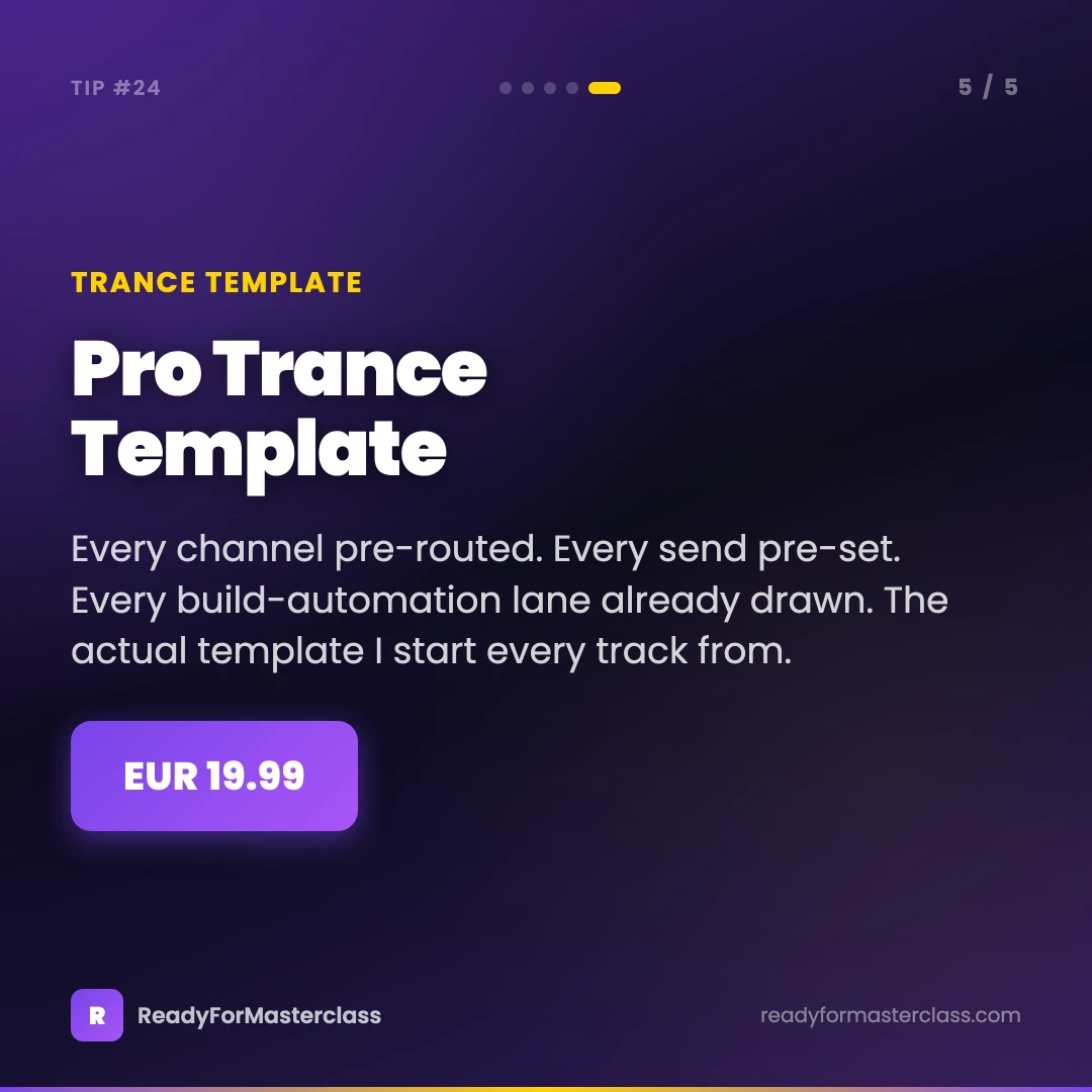 Pro Trance Template by ReOrder