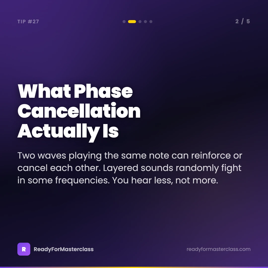 What phase cancellation actually is